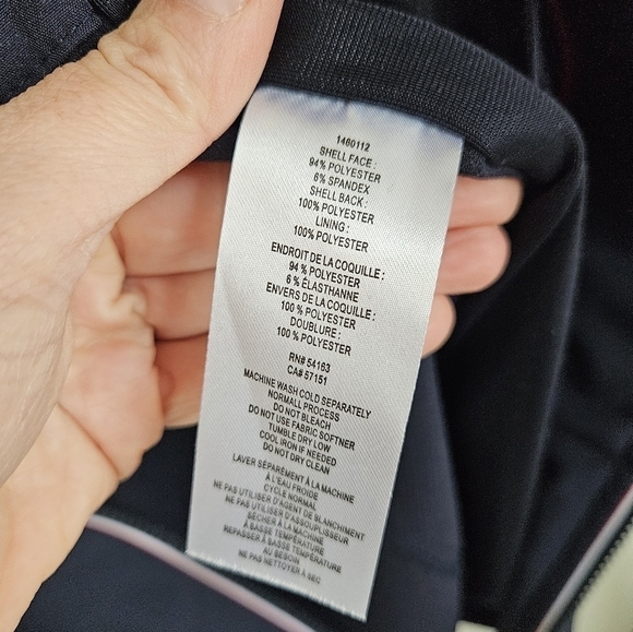 Tommy Hilfiger Marine Waterproof coat , Medium  Size - Picture 6 of 8